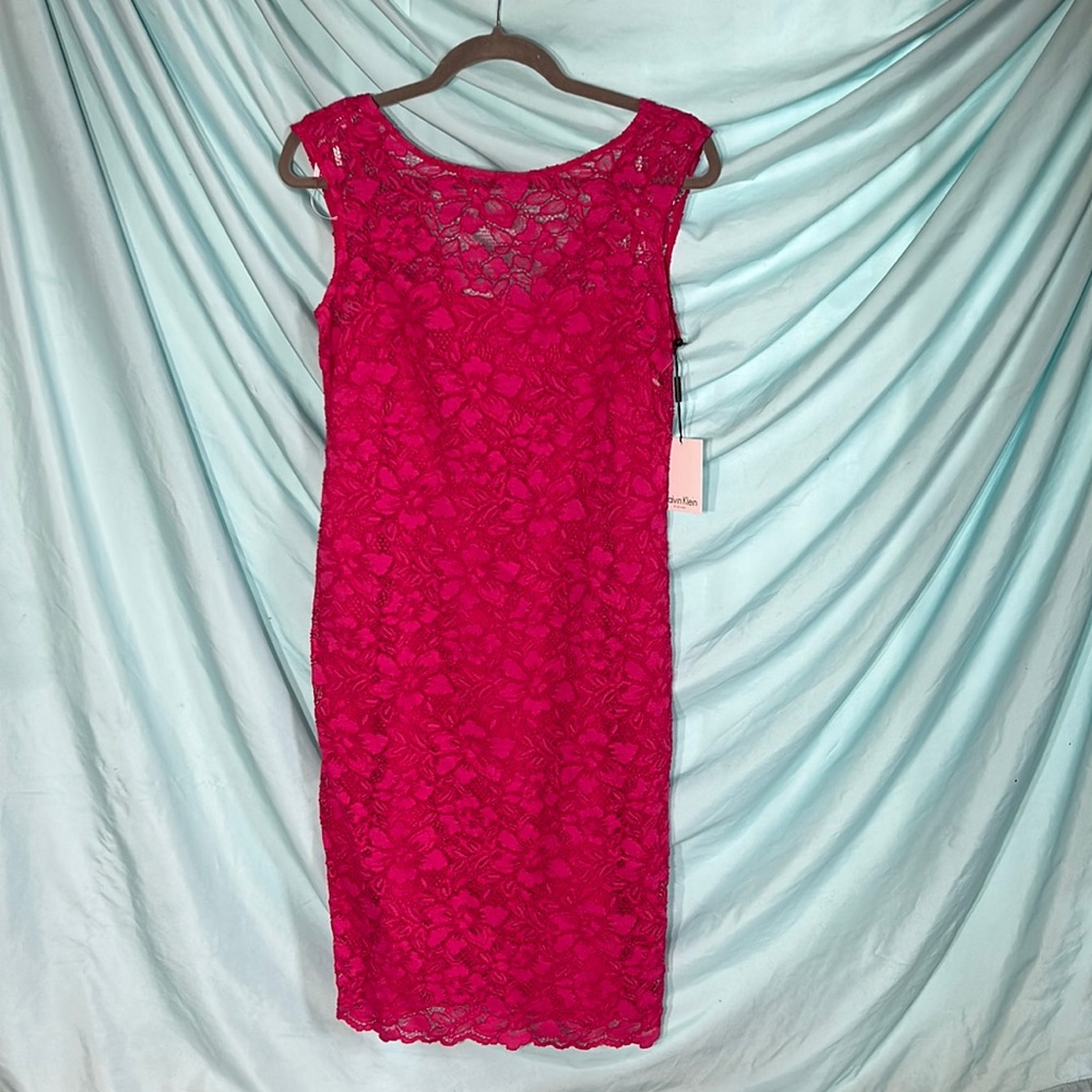 NWT Calvin Klein lace dress size 8